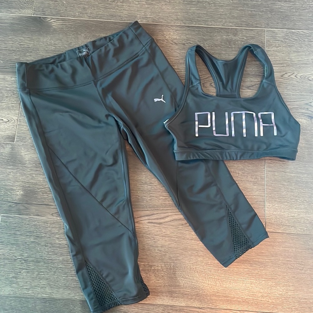 PUMA Sports Bar and Leggings Set Size XL